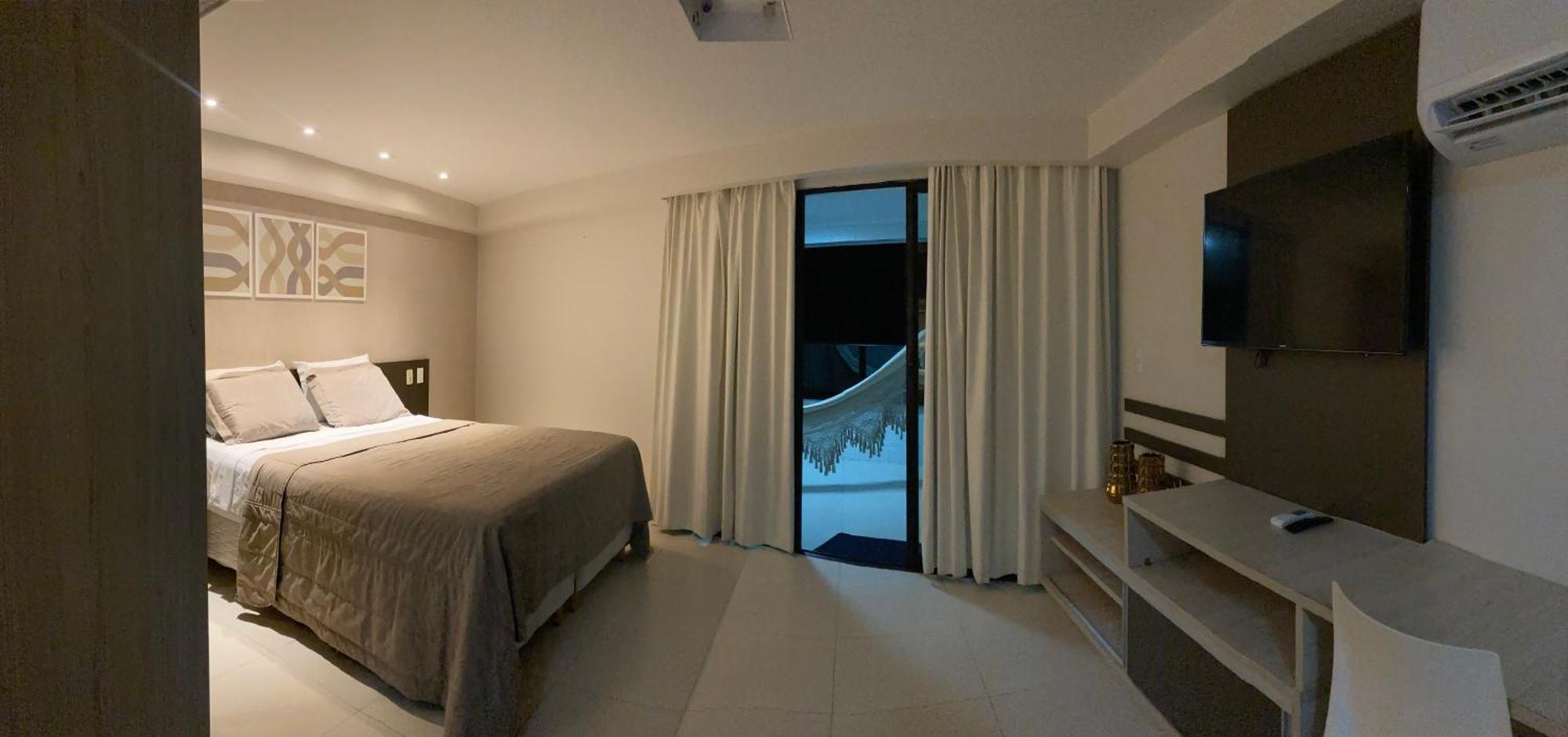 Tabatinga Luxxor Flat - Vista Mar Daire Conde  Dış mekan fotoğraf